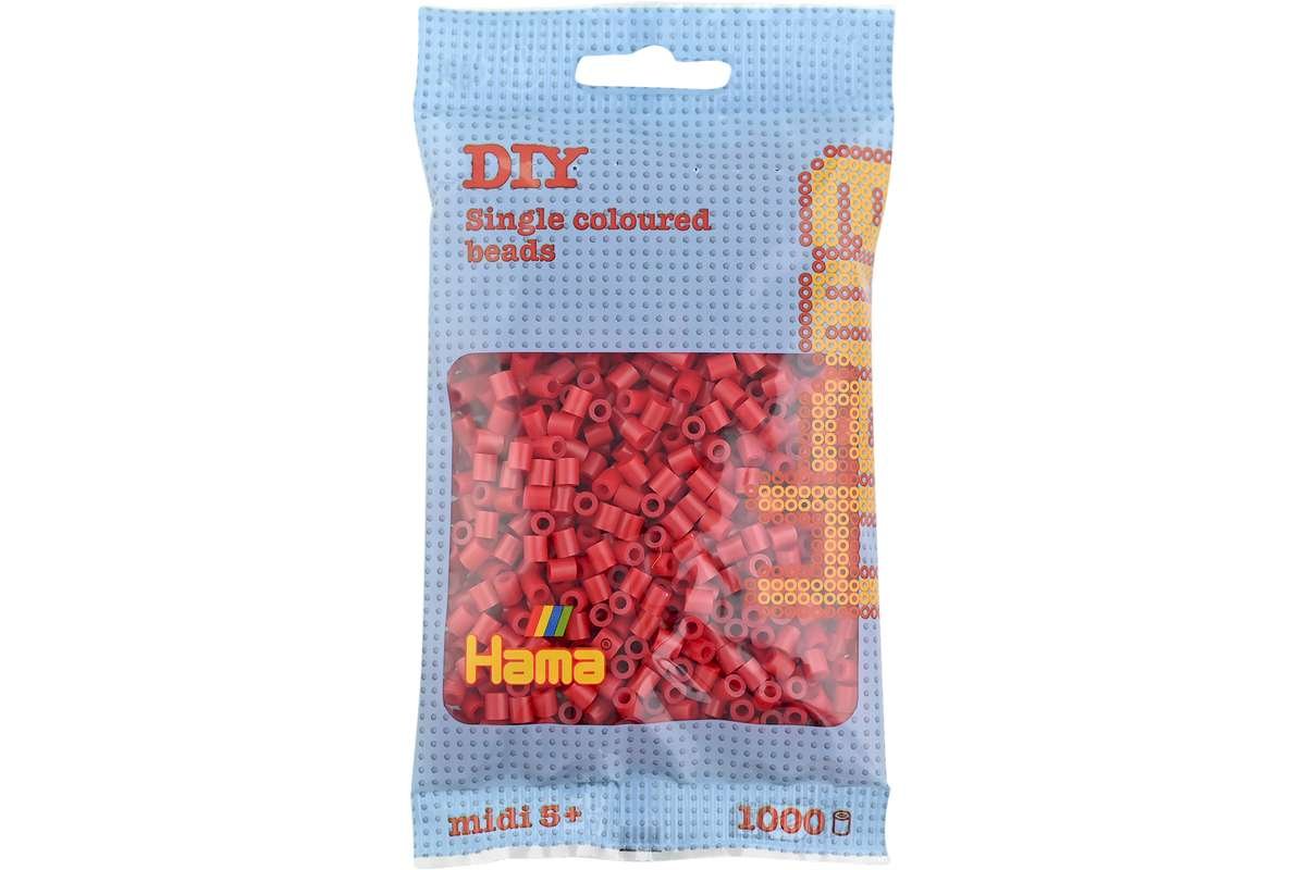 Perler 1000 stk. - Mørkerød (207-22)