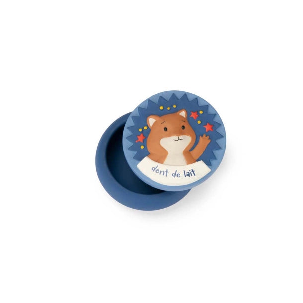 Æske til mælketænder - mørkeblå