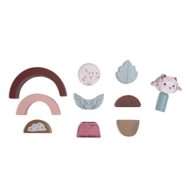 Træklegetøj med stableaktiviteter - Après la Pluie