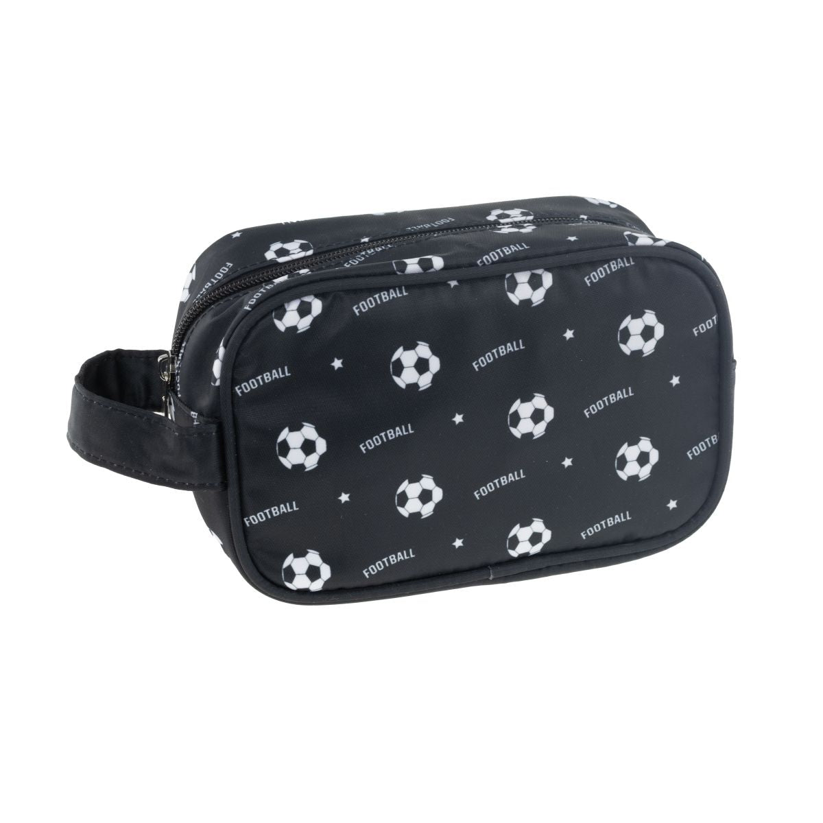 Toilettaske fodbolde sort