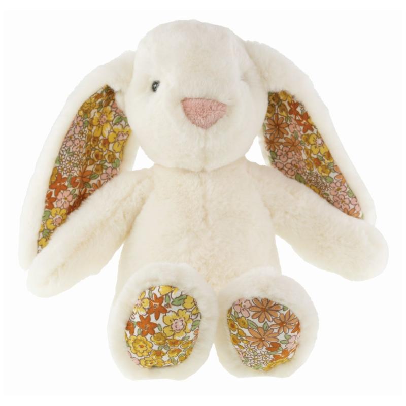 Tinka kanin - hvid med blomster (30 cm)