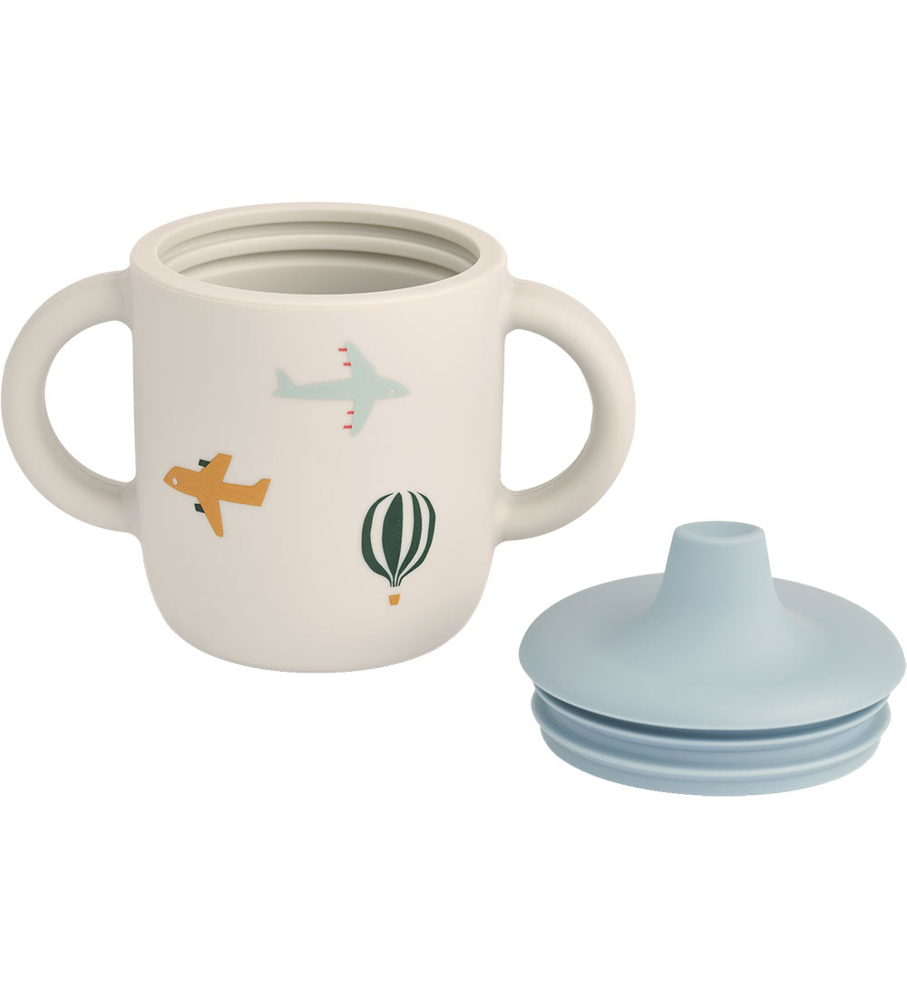 Neil sippy cup - Aviator/Ecru