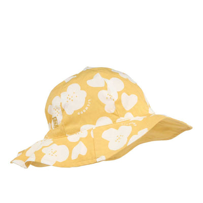 Amelia vendbar solhat - Flower/ lemon yellow