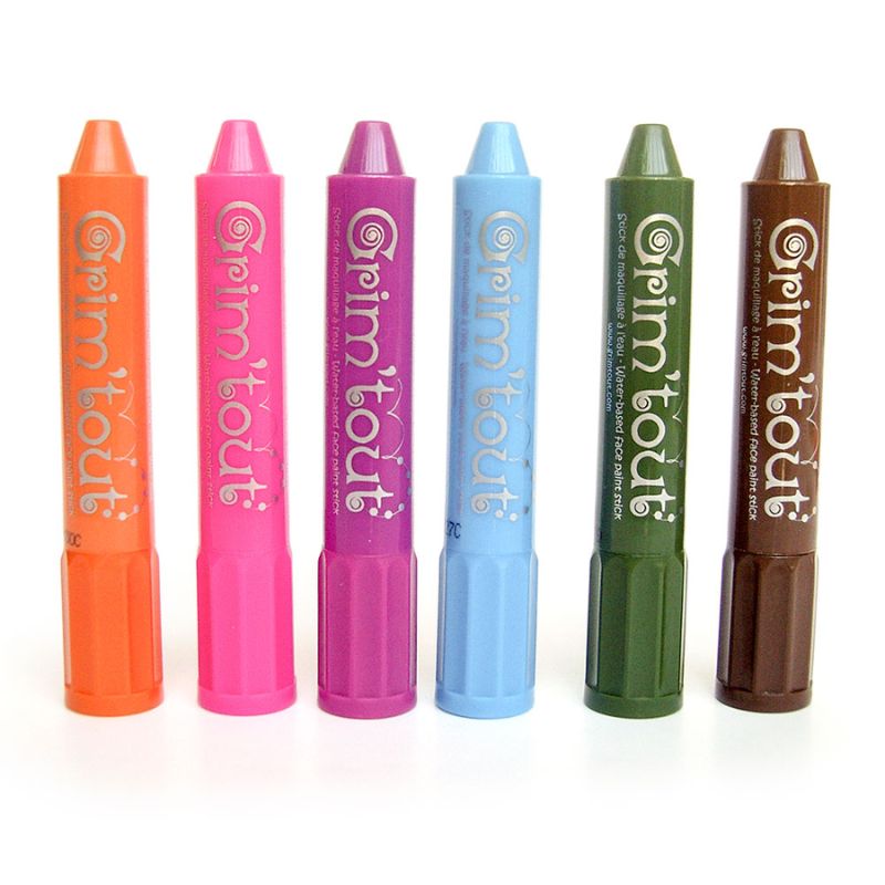 Ansigtsmaling 6 stifter - Sekundær farver