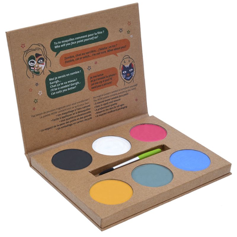 Ansigtsmaling nature - palette WOW!