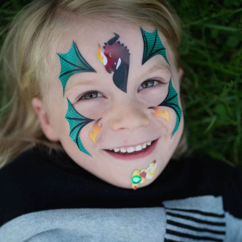 Ansigtsstickers - Drage