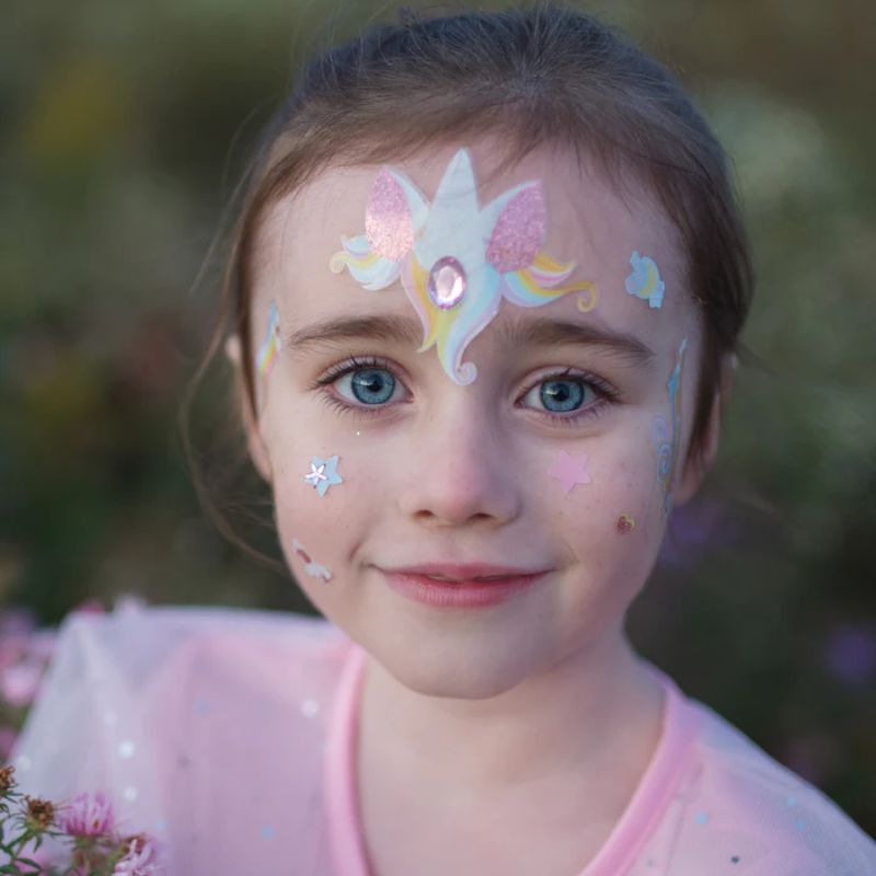 Ansigtsstickers - Enhjørning