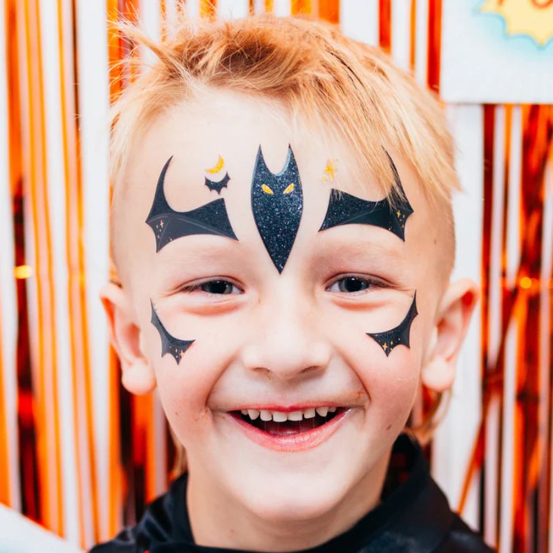 Ansigtsstickers - Flagermus