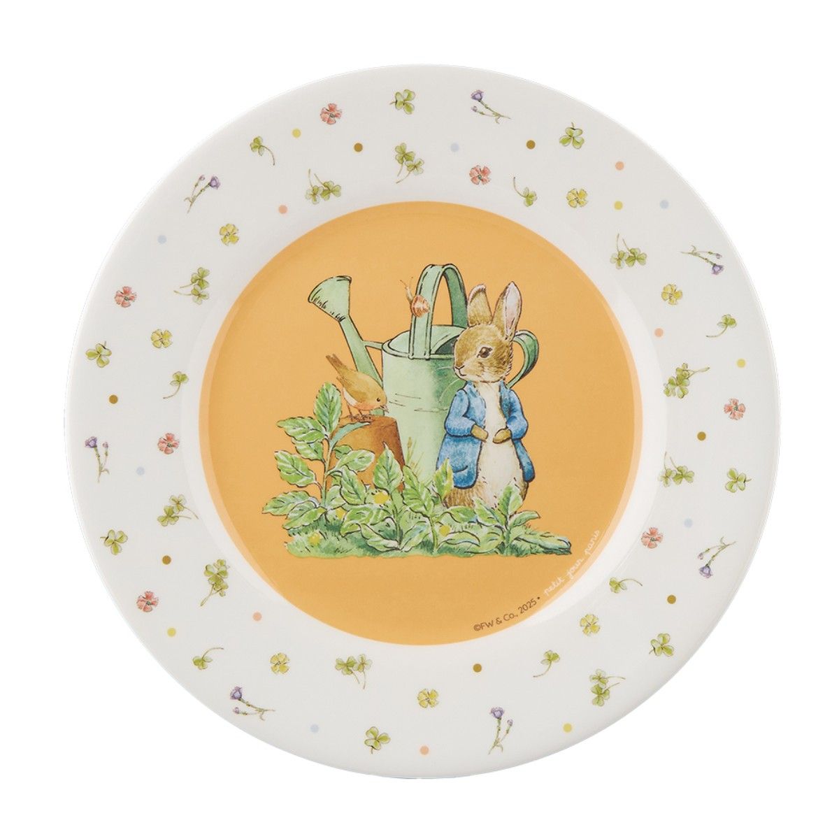 Desserttallerken Peter kanin orange