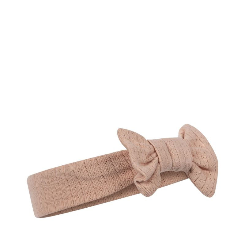 Baby hårbånd m. sløjfe - rose (18M - 3Y)