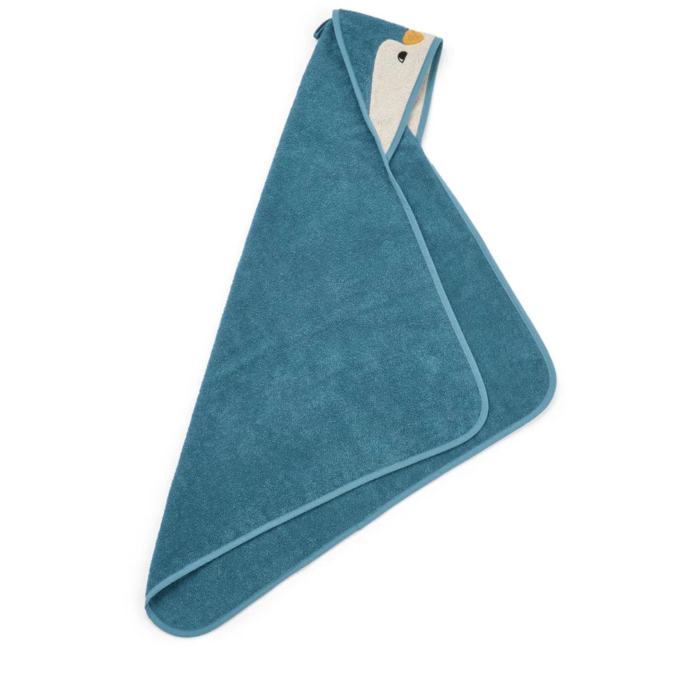 Babyhåndklæde med pingvin