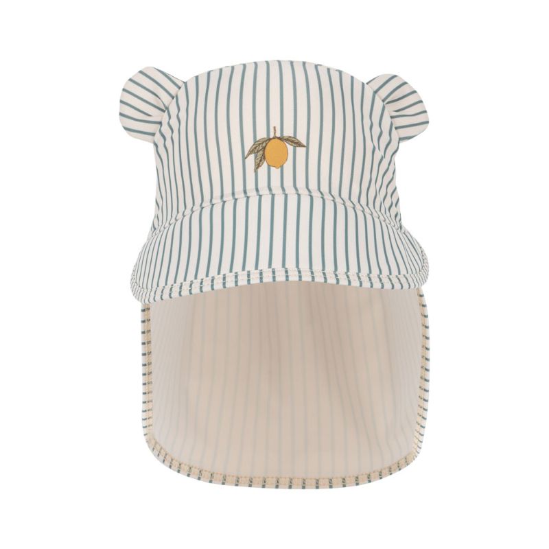Badehat Aster bear - tea stripe