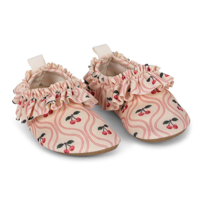 Badesko -  Cherry pink motif