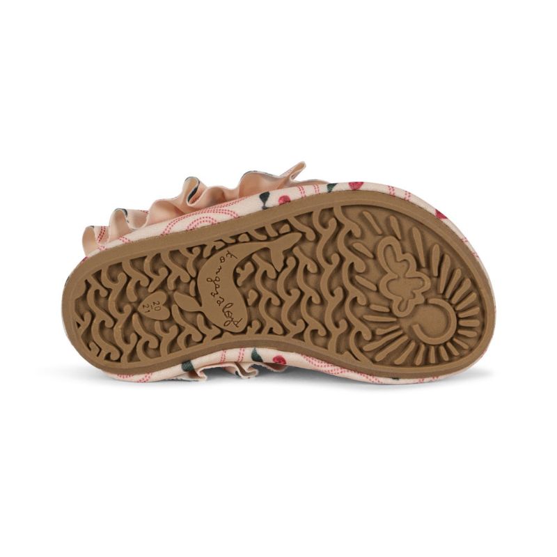 Badesko -  Cherry pink motif