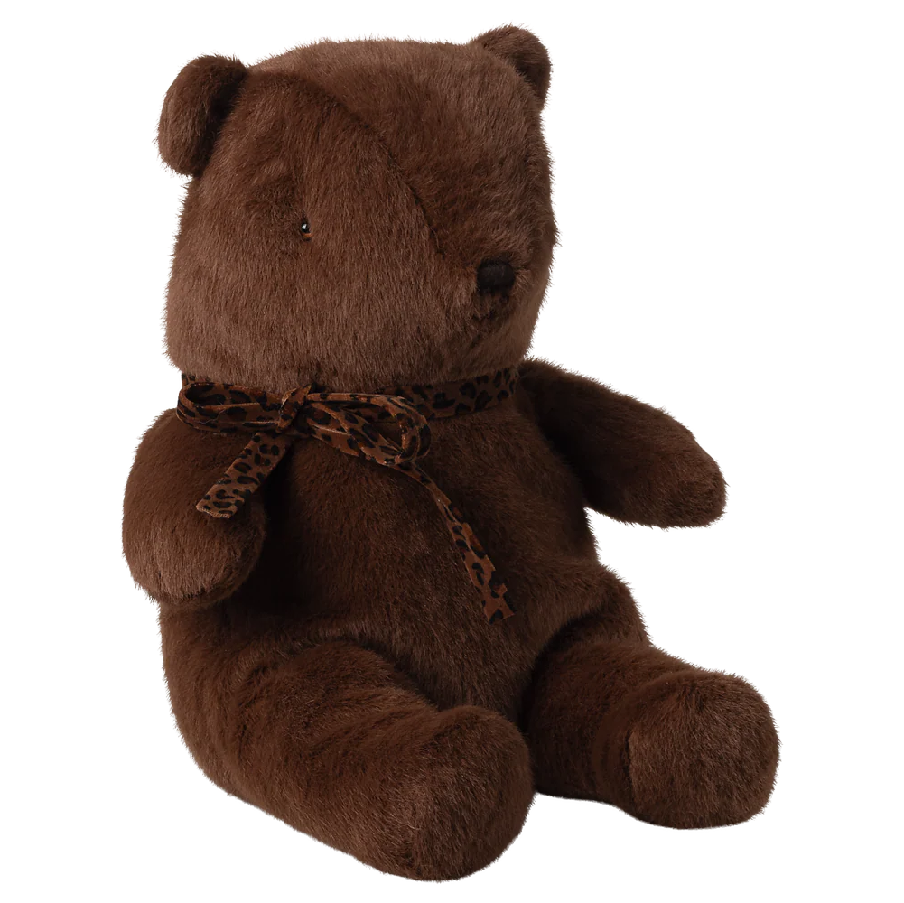 Teddy plys medium - mørk brun