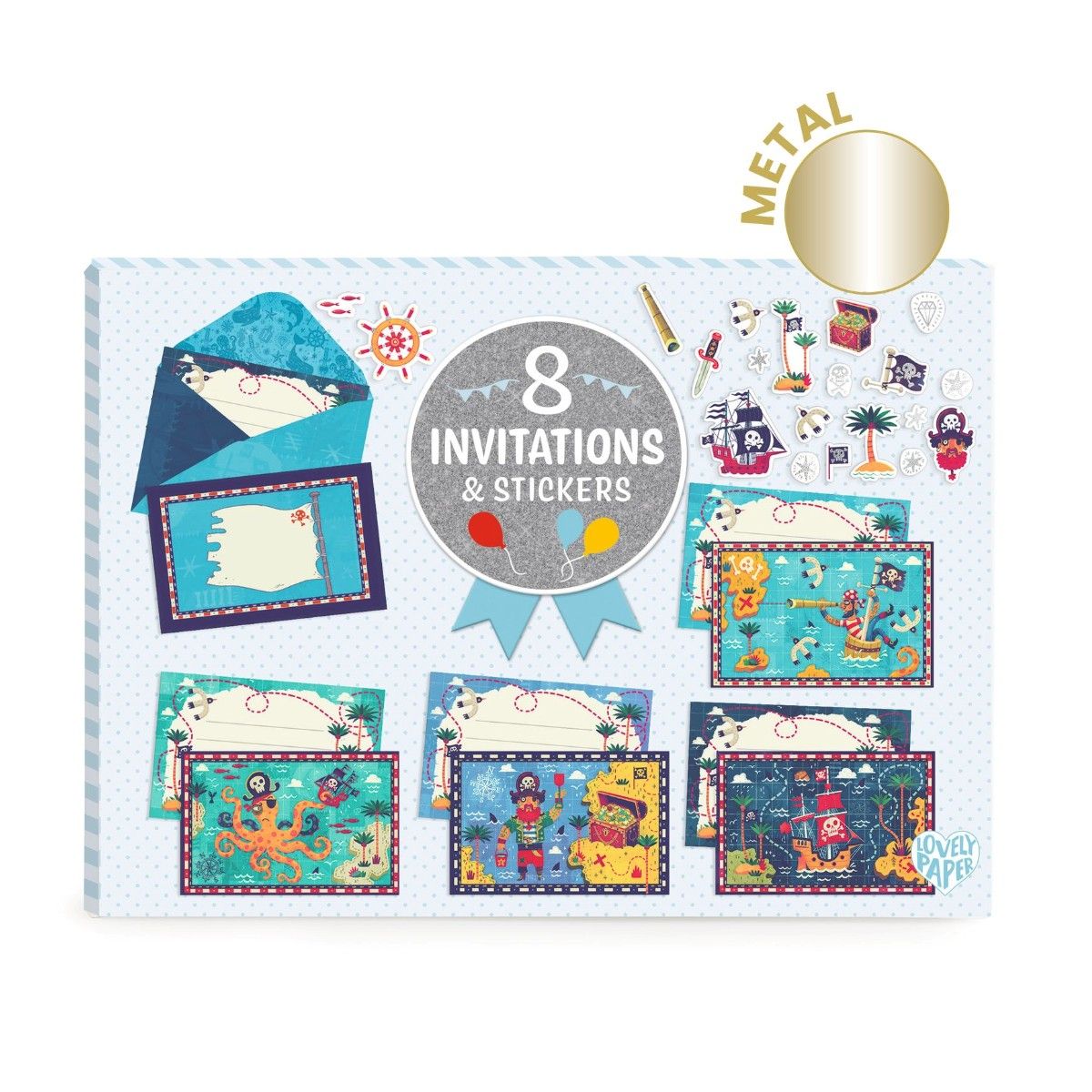 Invitationer - Pirater