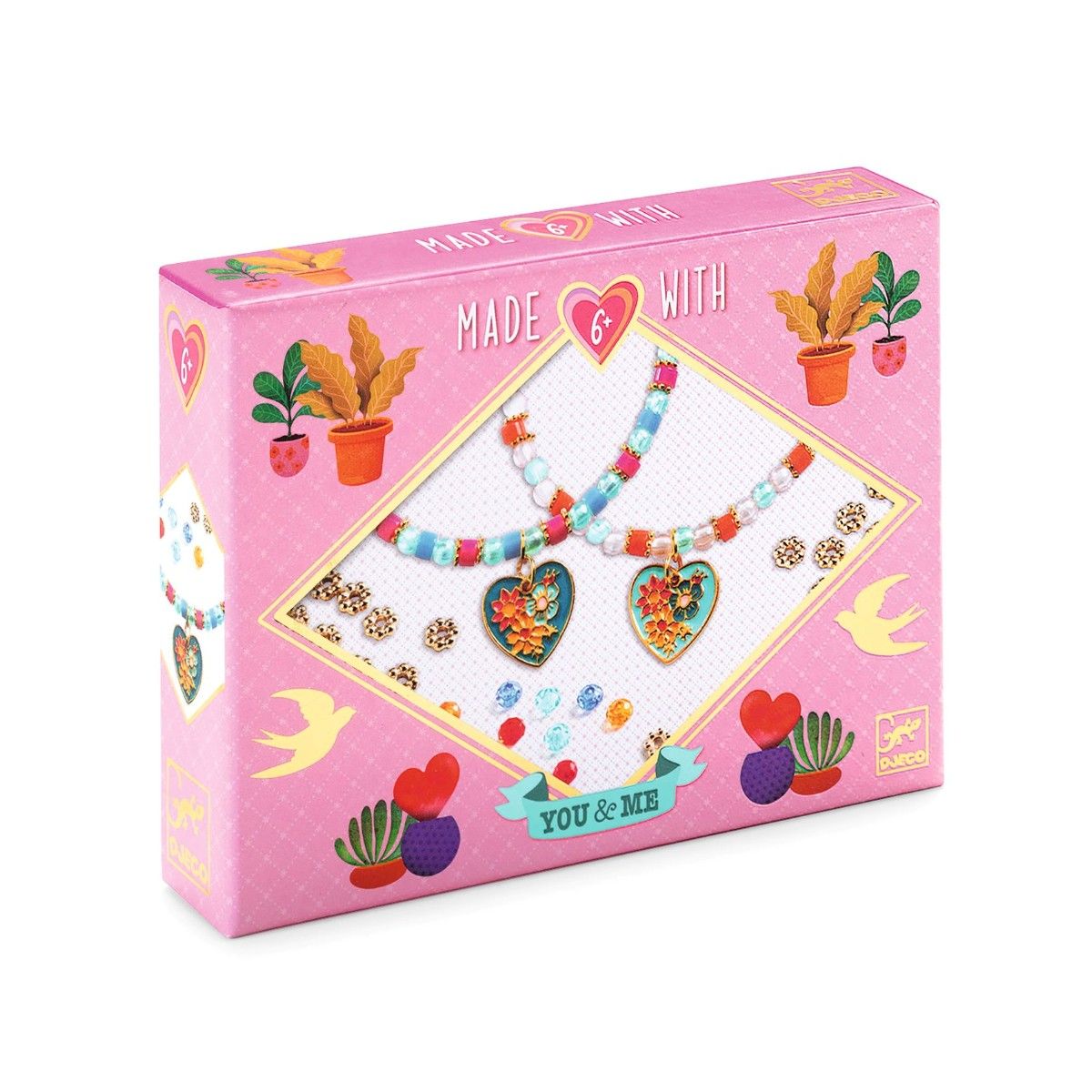 Smykkesæt 'Dig og mig' - hjerte