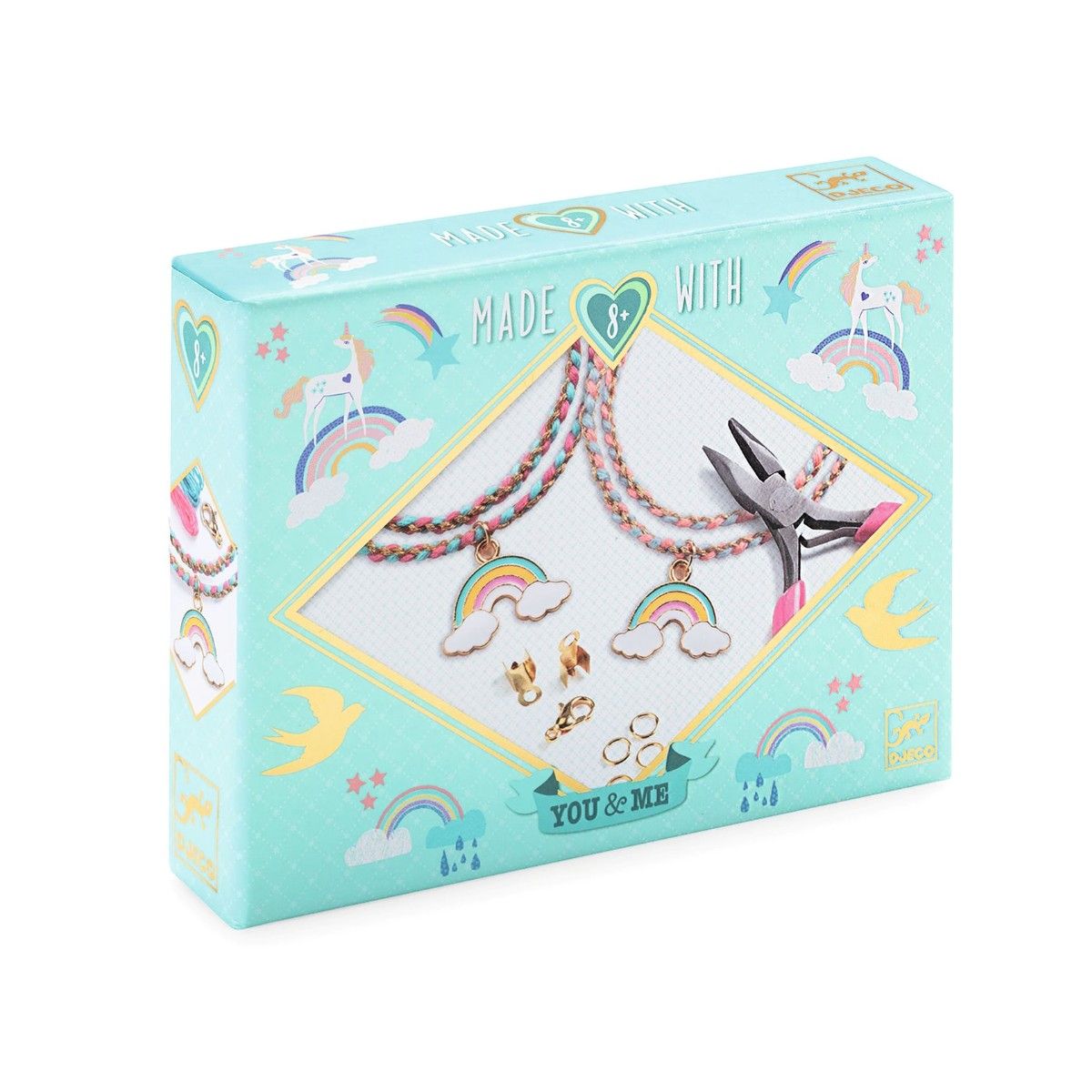 Smykkesæt 'Dig og mig' - regnbue