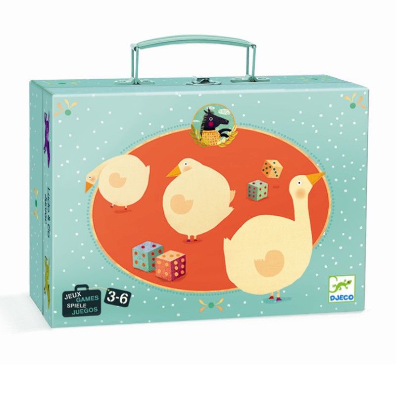 Spilkuffert ludo og gåsespillet