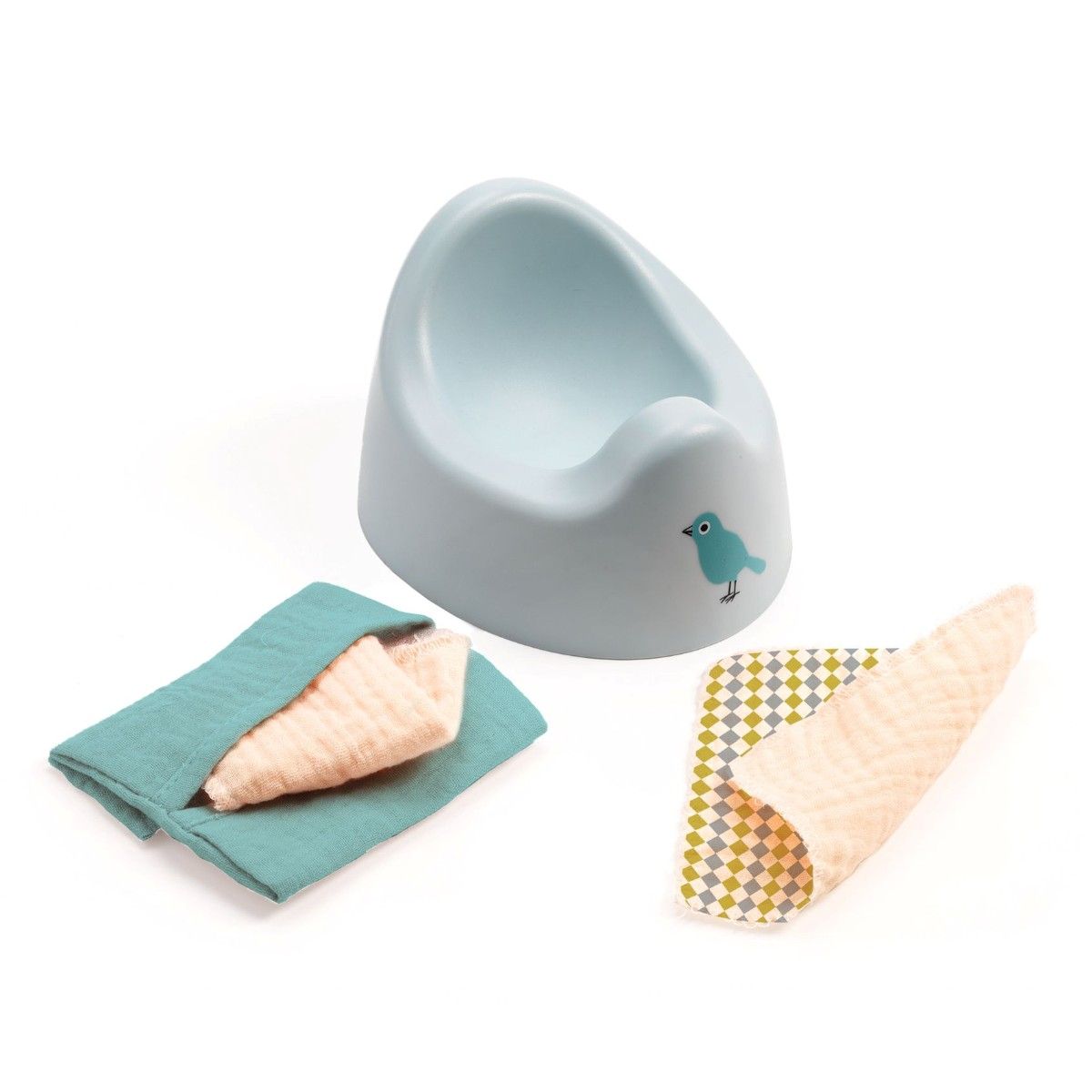 Dukkeleg potte og wipes