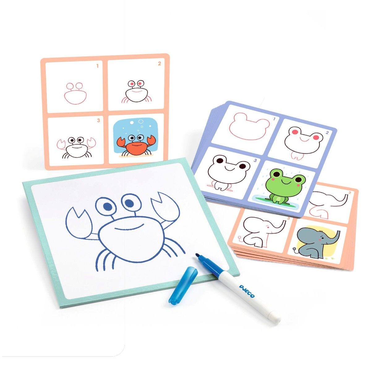 Trin for trin tegneæske - Dyrebørn