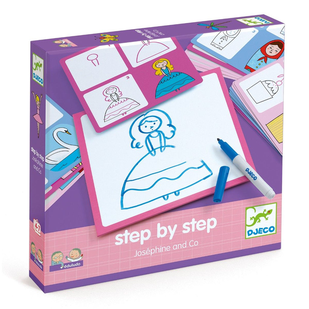 Trin for trin tegneæske - Josephine og co.