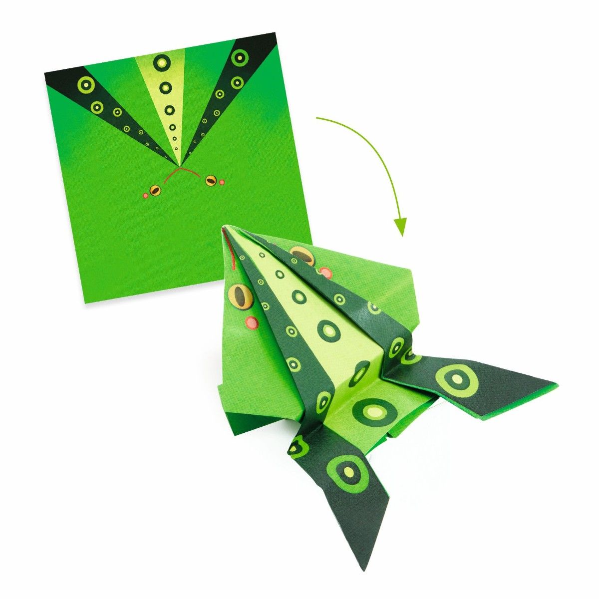 Origami hoppende dyr