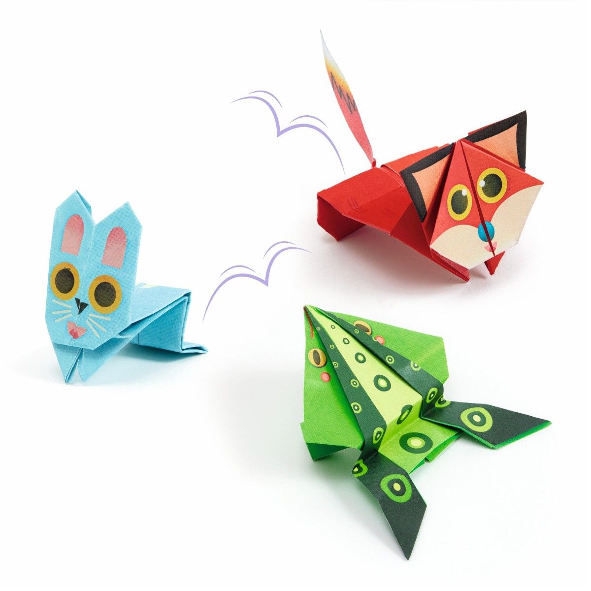 Origami hoppende dyr