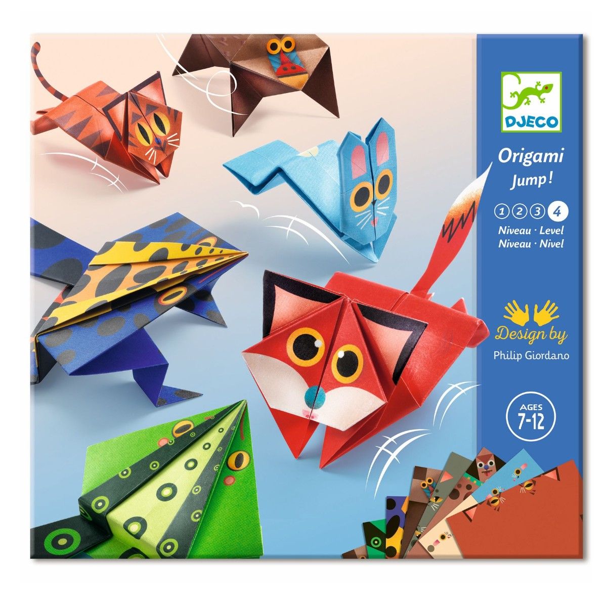 Origami hoppende dyr