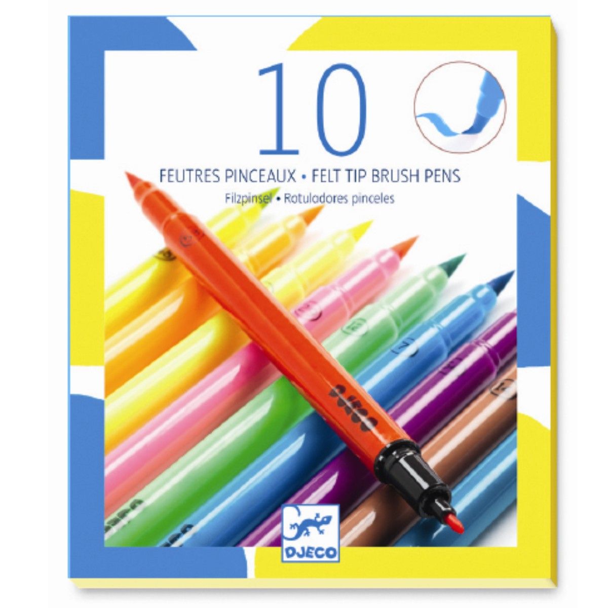 Tusser 10 stk. - Popfarver