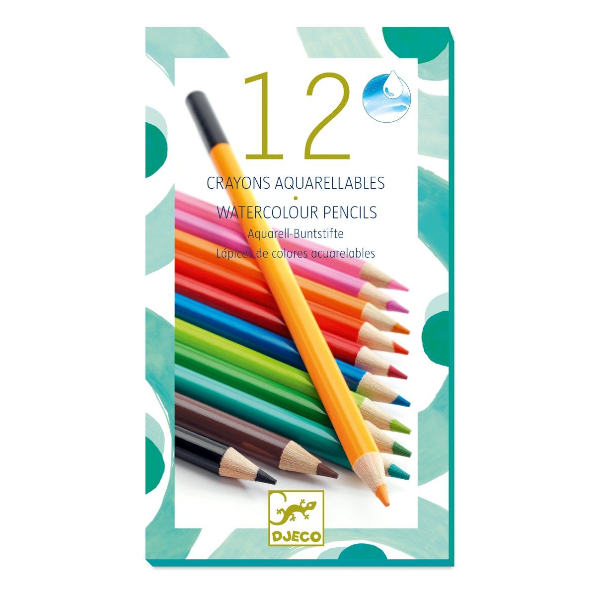 Akvarelfarver 12 stk.