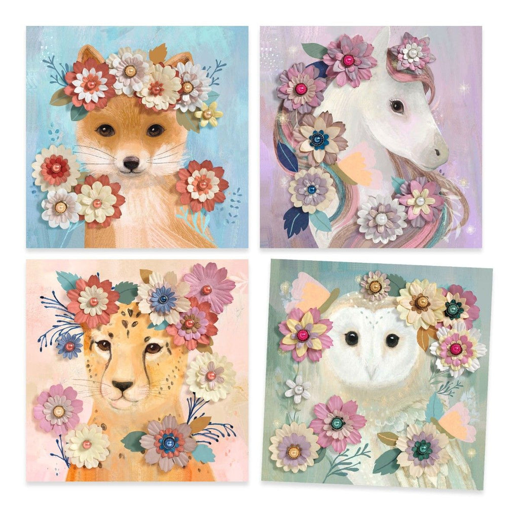 3D billeder - Dyr og blomster