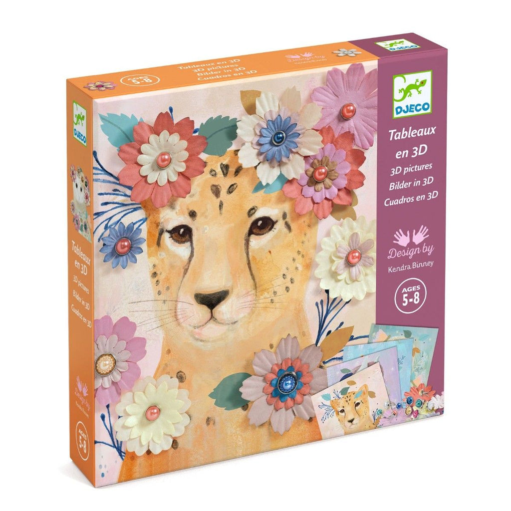 3D billeder - Dyr og blomster