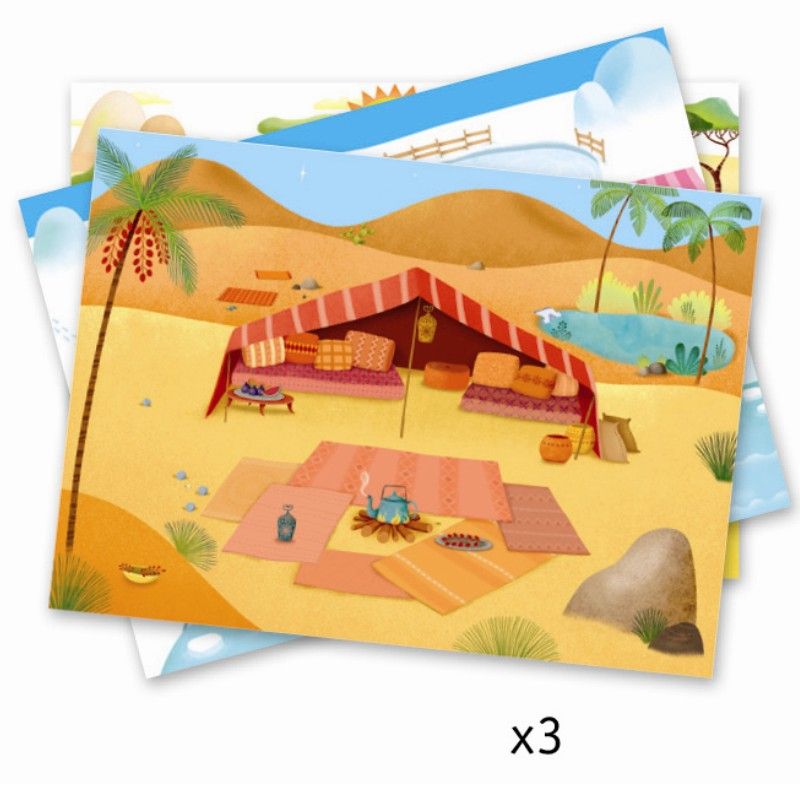 Overførselsmærker - På savannen