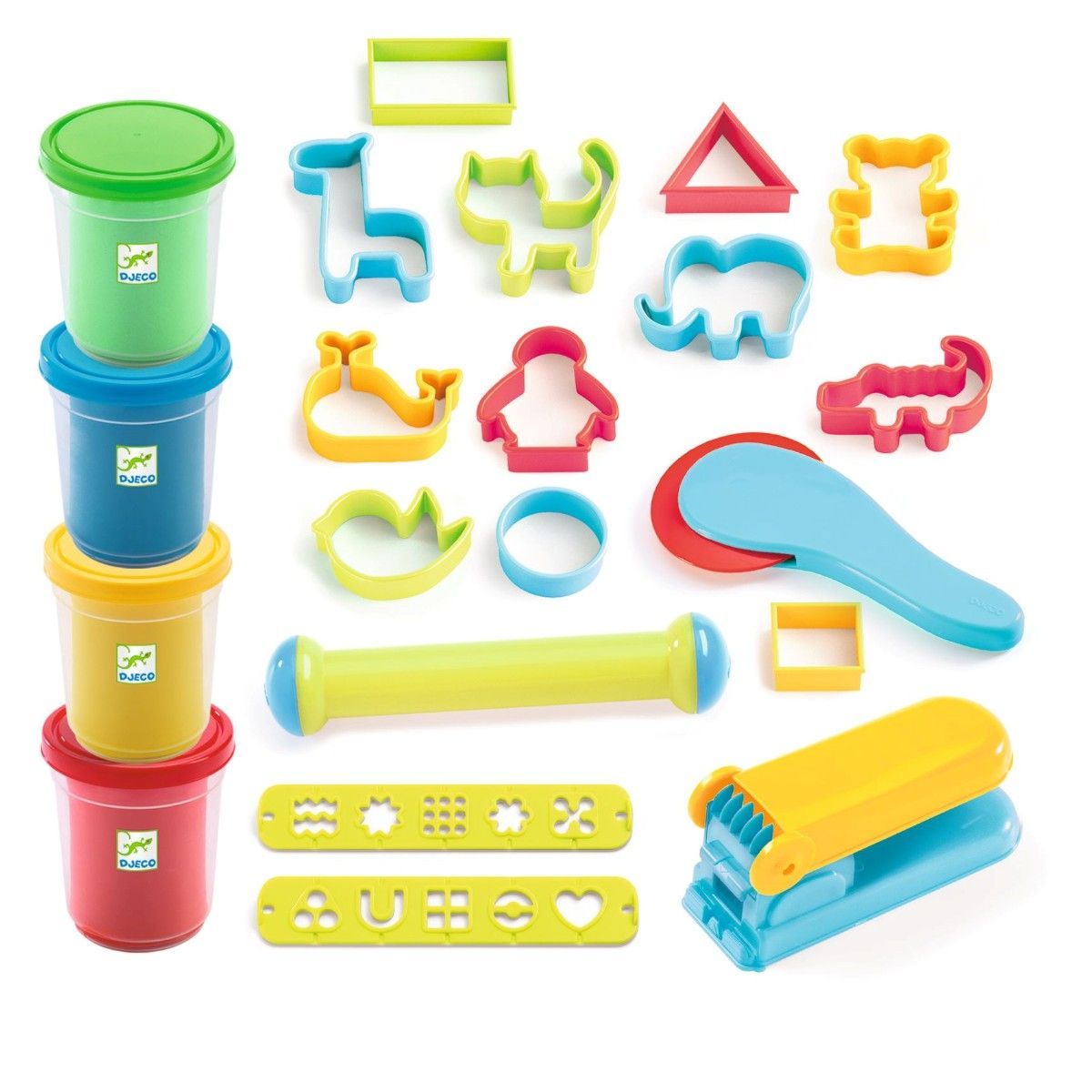 Modellervoks startsæt blåt