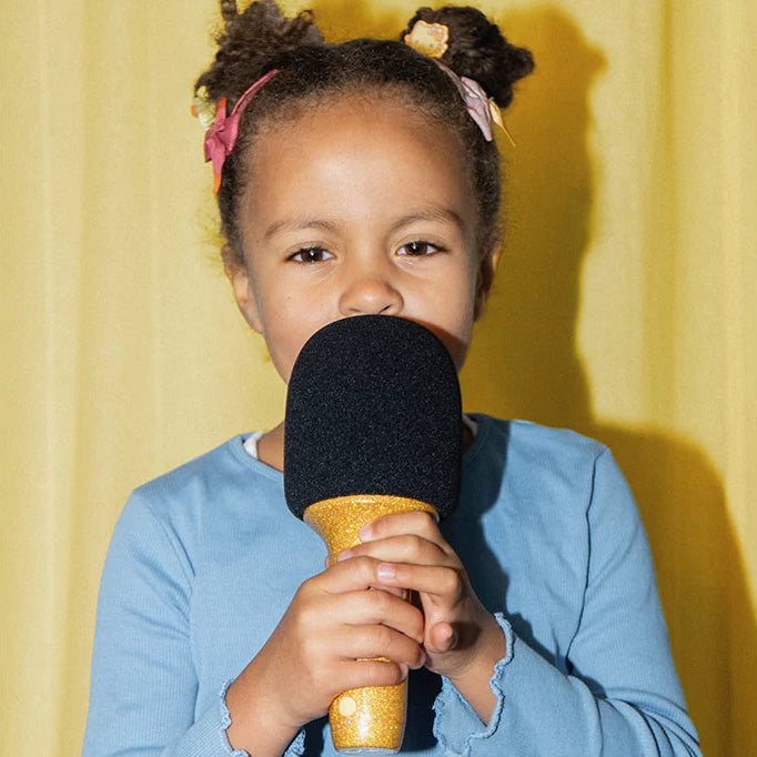 Glitter Groove Karaokemikrofon - Gold