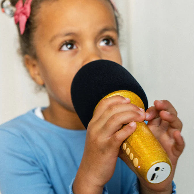 Glitter Groove Karaokemikrofon - Gold