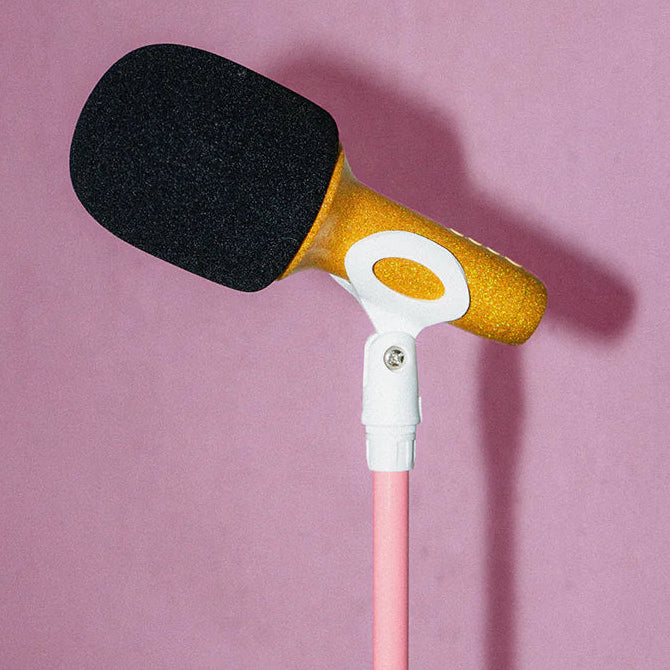 Glitter Groove Karaokemikrofon - Purple