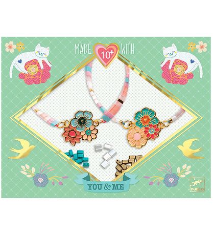 Smykkesæt 'Dig og mig' - blomster