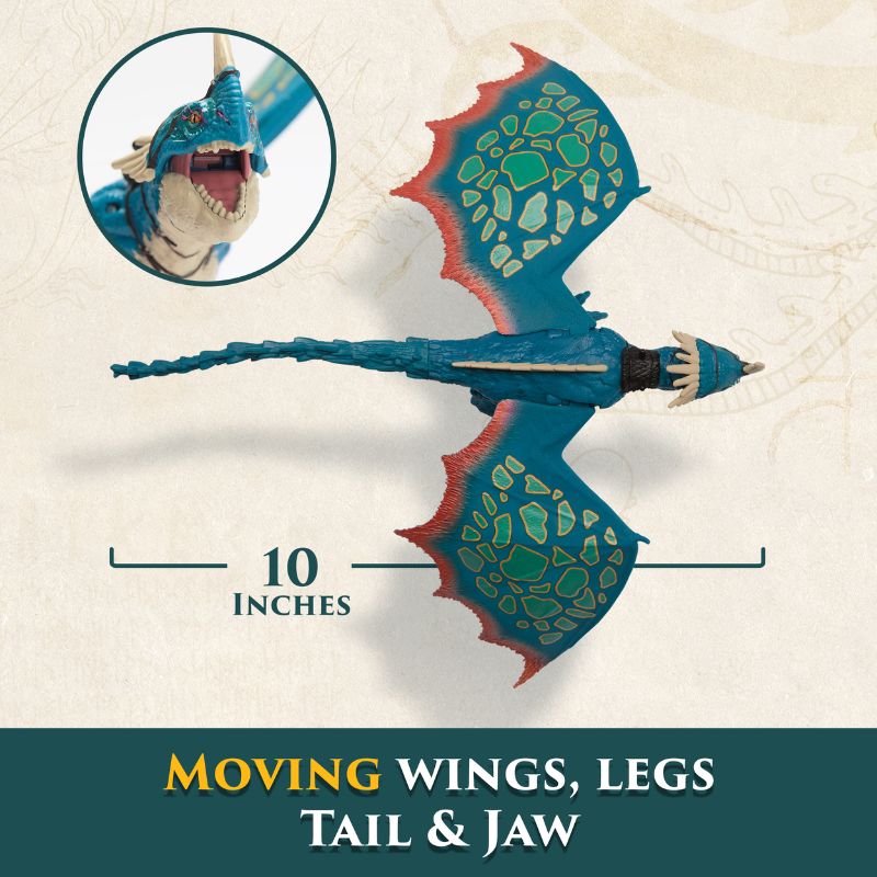 Deadly Nadder drage + Astrid figur