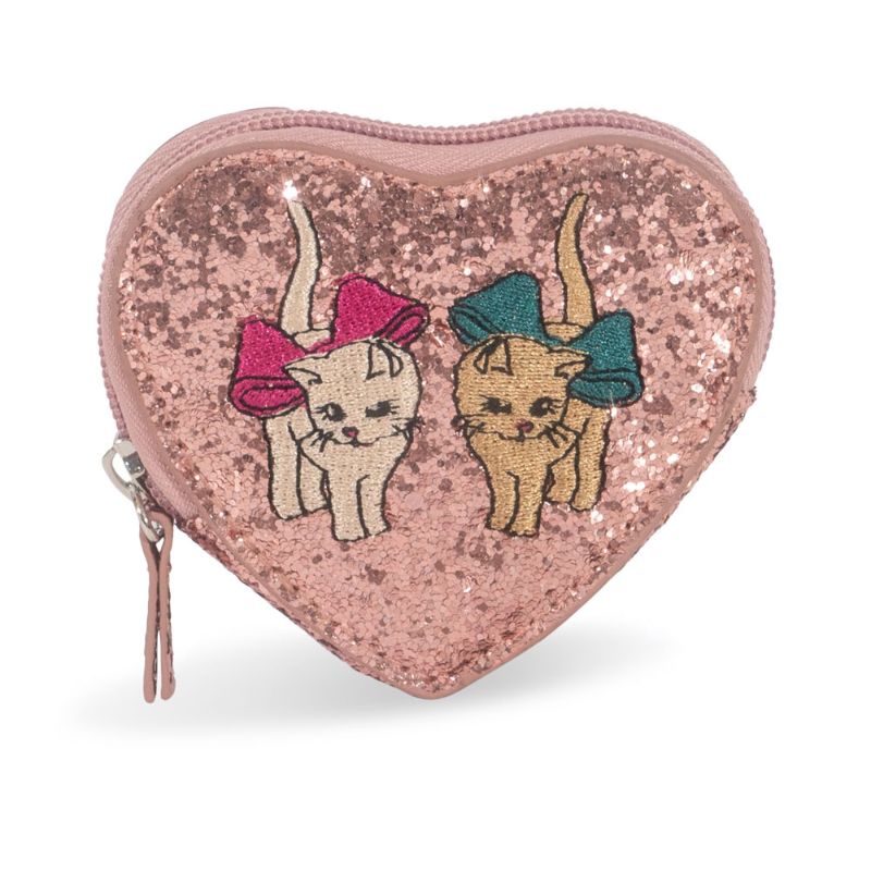 Hjertepung - Glitter/katte