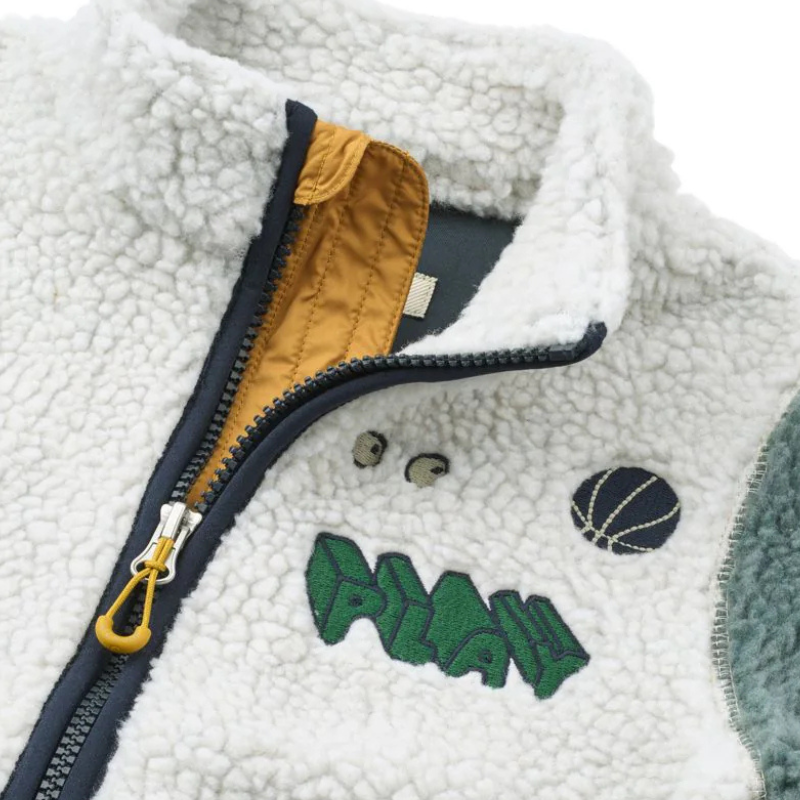 Nolan pile jacket - play mix