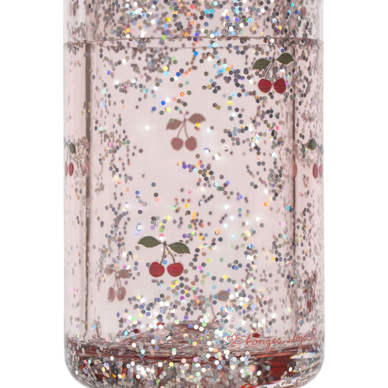 Glitterflaske pink cherry