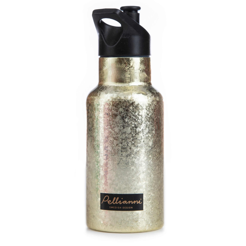 350 ml rustfri stål drikkedunk - guld