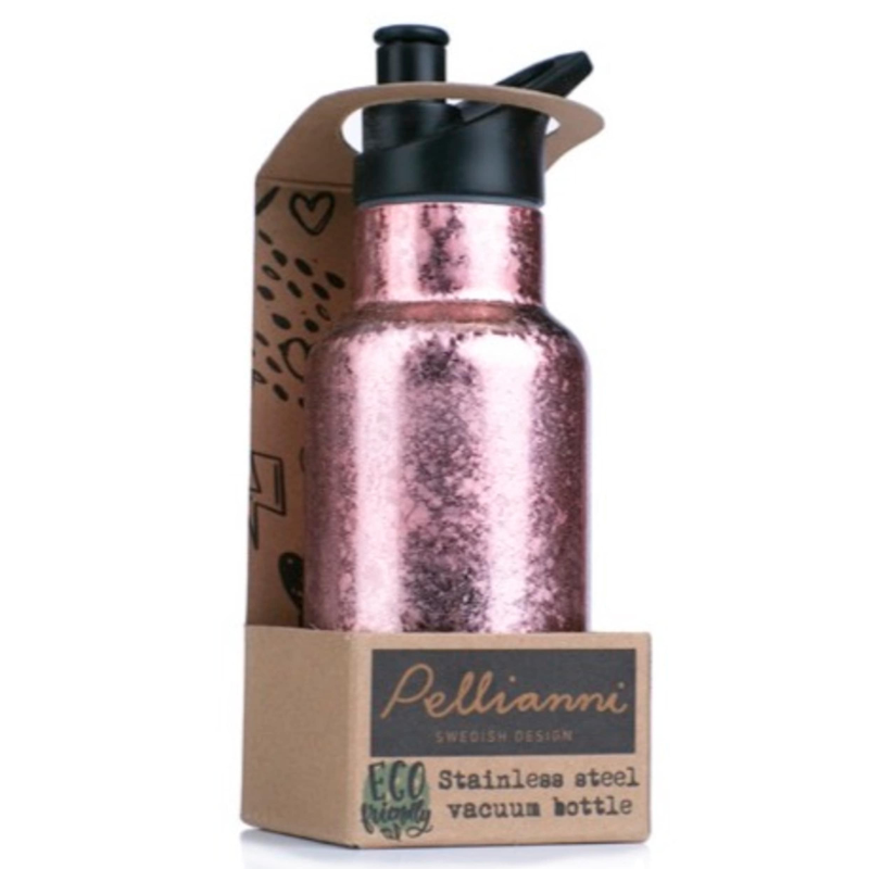 350 ml rustfri stål drikkedunk - rose