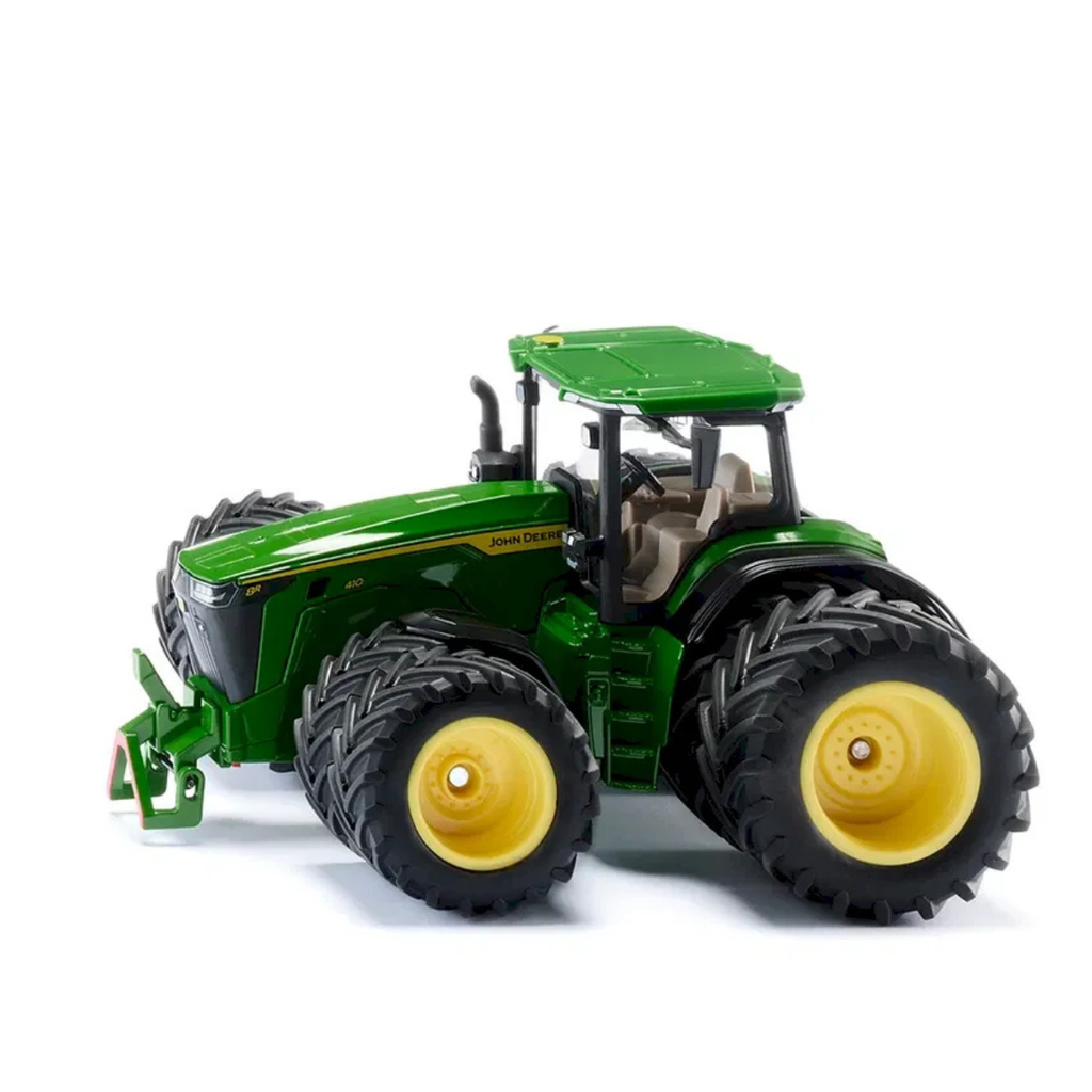 John Deere traktor 8R med tvillingedæk 1:32