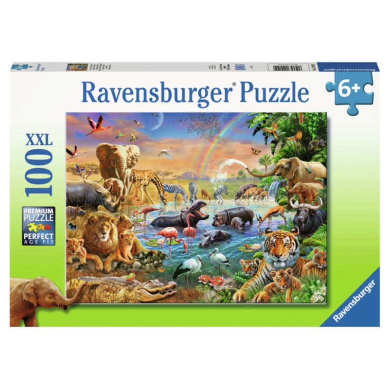 Puslespil 100XXL - Ved vandhullet