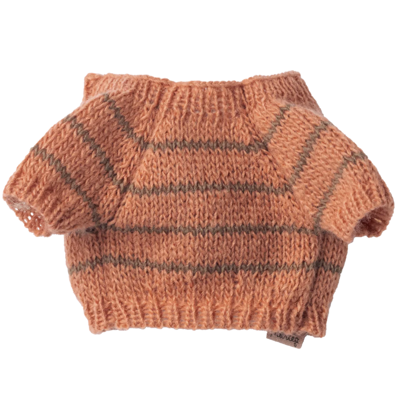 Hvalpetilbehør - strikket sweater coral