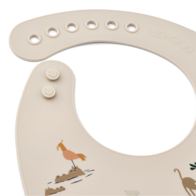 Spisesmæk i silikone - 2pak All together/ sandy