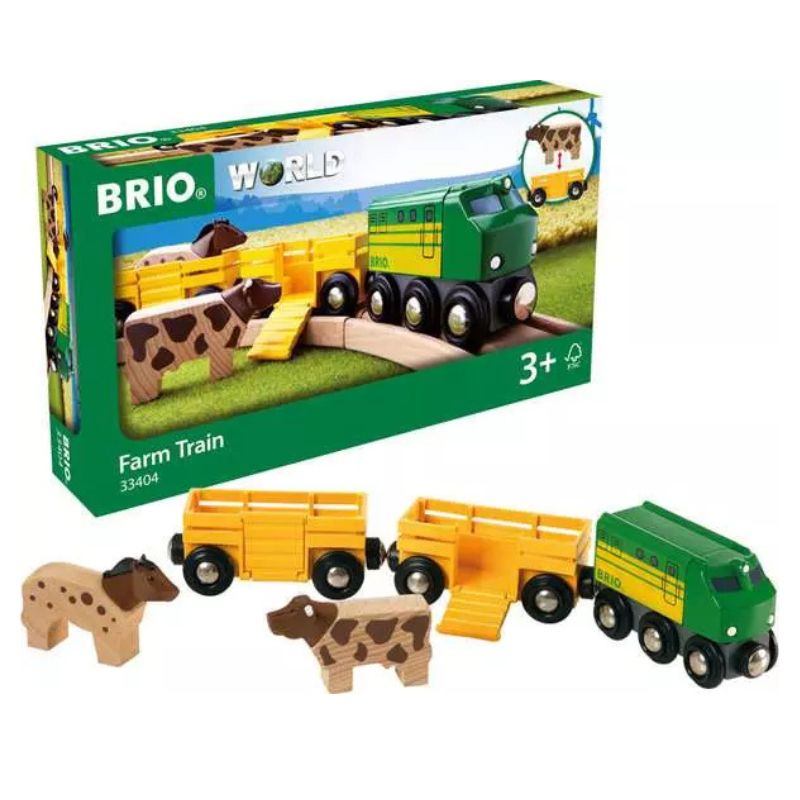 Bondegårdstog med kvæg